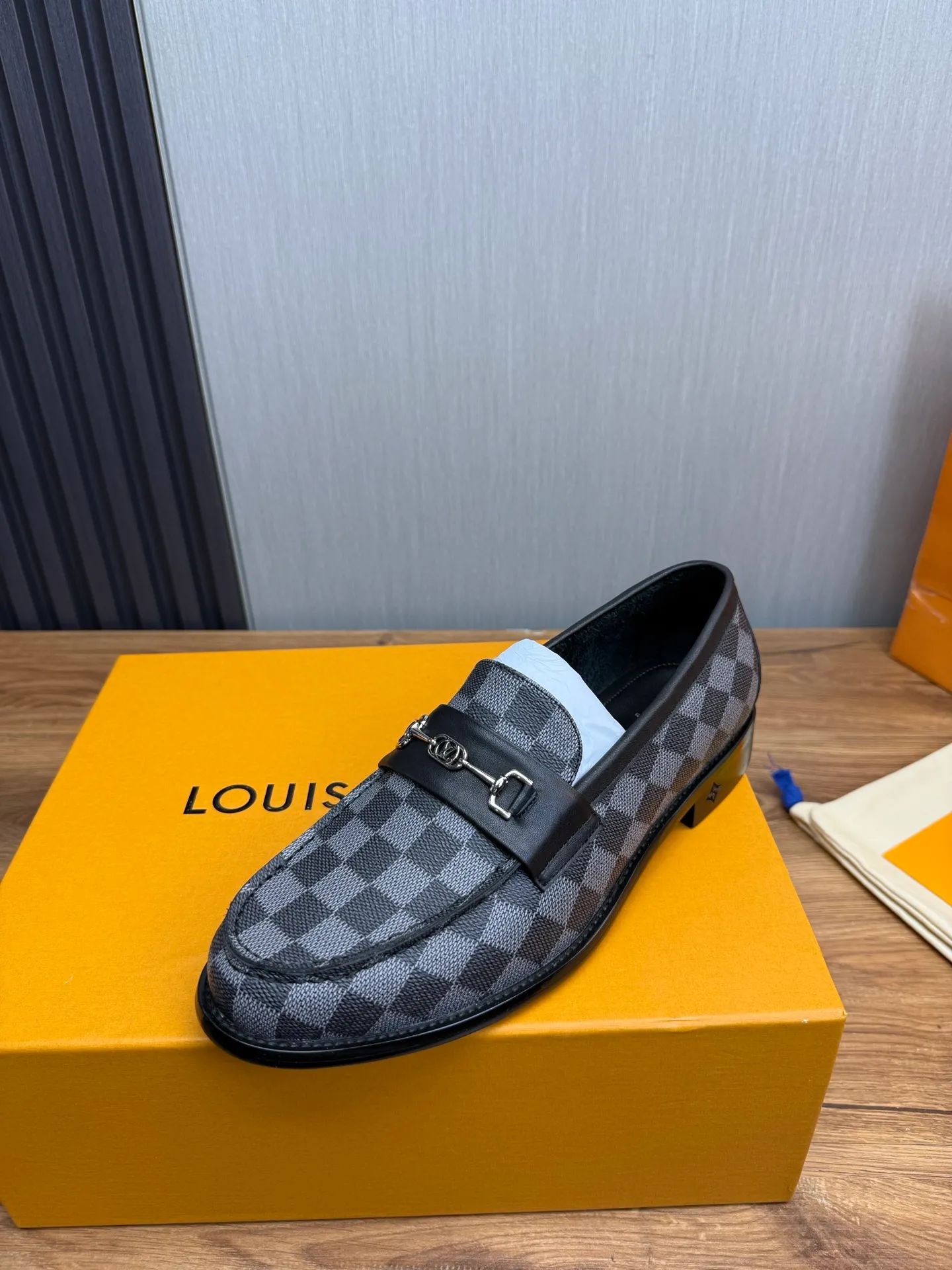 Factory 660💰 LV. Men's business casual leather shoes, all made of imported original brand leather, just to create a more comfortable wearing experience, original non-slip and wear-resistant outsole ✔️16-45 (38.45 non-returnable)
